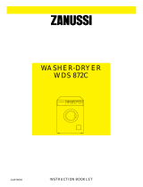Zanussi WDS872C User manual