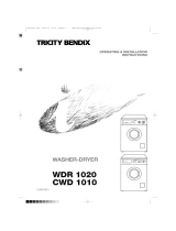 Tricity Bendix WDR1020 User manual