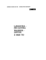 Zanussi Z9020TD S.INOX User manual