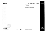 AEG 1263TURBO User manual