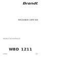 Brandt WBD1211 User manual