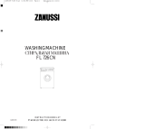 Zanussi FL726CN User manual
