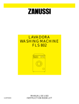 Zanussi FLS802 User manual