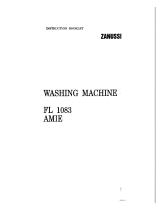 Zanussi FL1083 AMIE User manual