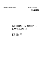 Zanussi FJ934V User manual