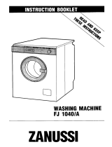 Zanussi FJ1040/C User manual