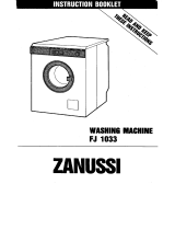 Zanussi FJ1033 User manual