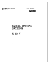 Zanussi FJ934V User manual
