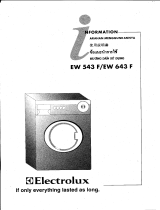 Electrolux EW543F User manual