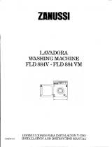 Zanussi FLD884V User manual