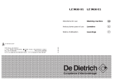 De Dietrich LZ9616E1 User manual
