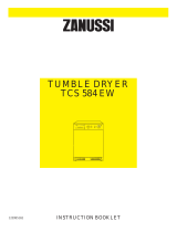 Zanussi TCS584EW User manual