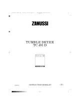 Zanussi Clothes Dryer TC 491 D User manual
