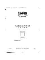 Zanussi-Electrolux Clothes Dryer TCE 7276 W User manual
