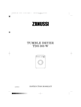 Zanussi TDS 383 W User manual