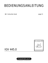 K&#252;ppersbusch IGV445.0 User manual