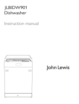 John Lewis JLBIDW901 User manual