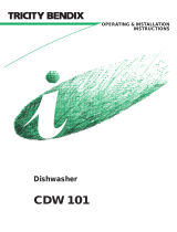 Tricity Bendix CDW101W User manual