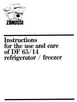Zanussi DF65/14 User manual