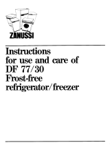 Zanussi DF77/30FF/B User manual