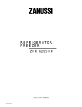 Zanussi ZFK62/23RF User manual