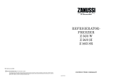 Zanussi Z56/3W User manual