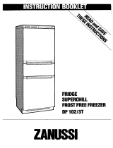 Zanussi DF102/3TB User manual