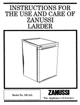 Zanussi DR43L from 218 User manual