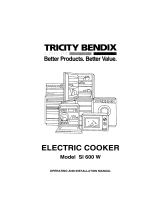 Tricity Bendix SI600W User manual