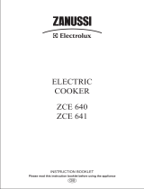 Zanussi ZCE 641 User manual