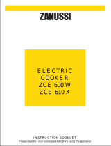 Zanussi ZCE 600 W User manual
