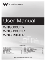 White Westinghouse WNGC90JFRW User manual