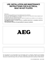 AEG 61040K User manual