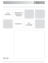 Zanussi ZOB592WQ User manual