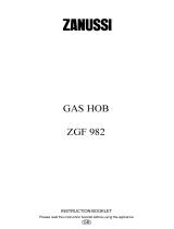 Zanussi ZGF982X User manual