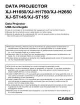 Casio XJ-H1600, XJ-H1650, XJ-H1700, XJ-H1750, XJ-ST145, XJ-ST155 User manual