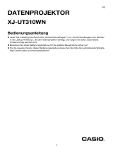 Casio XJ-UT310WN Owner's manual