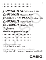 Casio fx-9860G AU PLUS Owner's manual