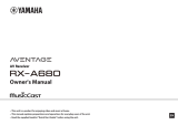 Yamaha RX-A680 Owner's manual