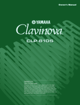 Yamaha Clavinova CLP-810S Owner's manual
