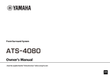 Yamaha ATS-4080 Owner's manual