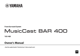 Yamaha MusicCast BAR 400 (YAS-408) Owner's manual