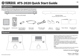 Yamaha ATS-2020 Quick start guide