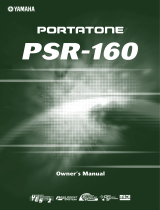 Yamaha Portatone PSR-160 User manual