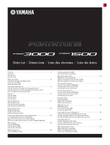 Yamaha PSR-3500 Datasheet