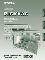 Yamaha PLG100-XG Owner's manual