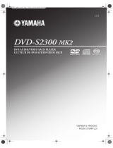 Yamaha DVD-S2300MKII User manual
