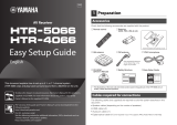 Yamaha HTR-4066 Installation guide
