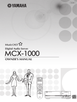 Yamaha MCX-1000 User manual