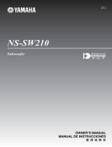 Yamaha NS-SW210 Owner's manual